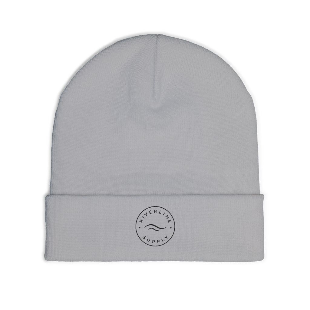 RiverLine Embroidered Black Logo Beanie