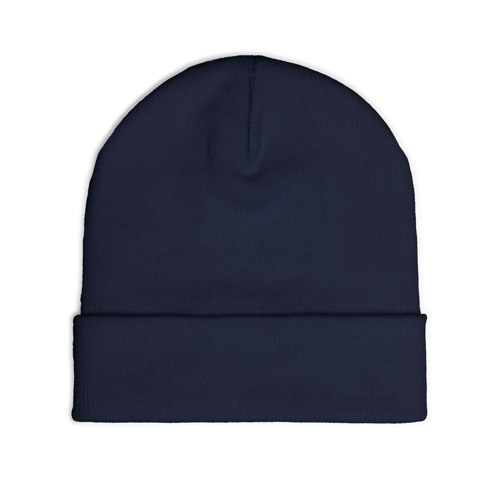 RiverLine Embroidered White Logo Beanie