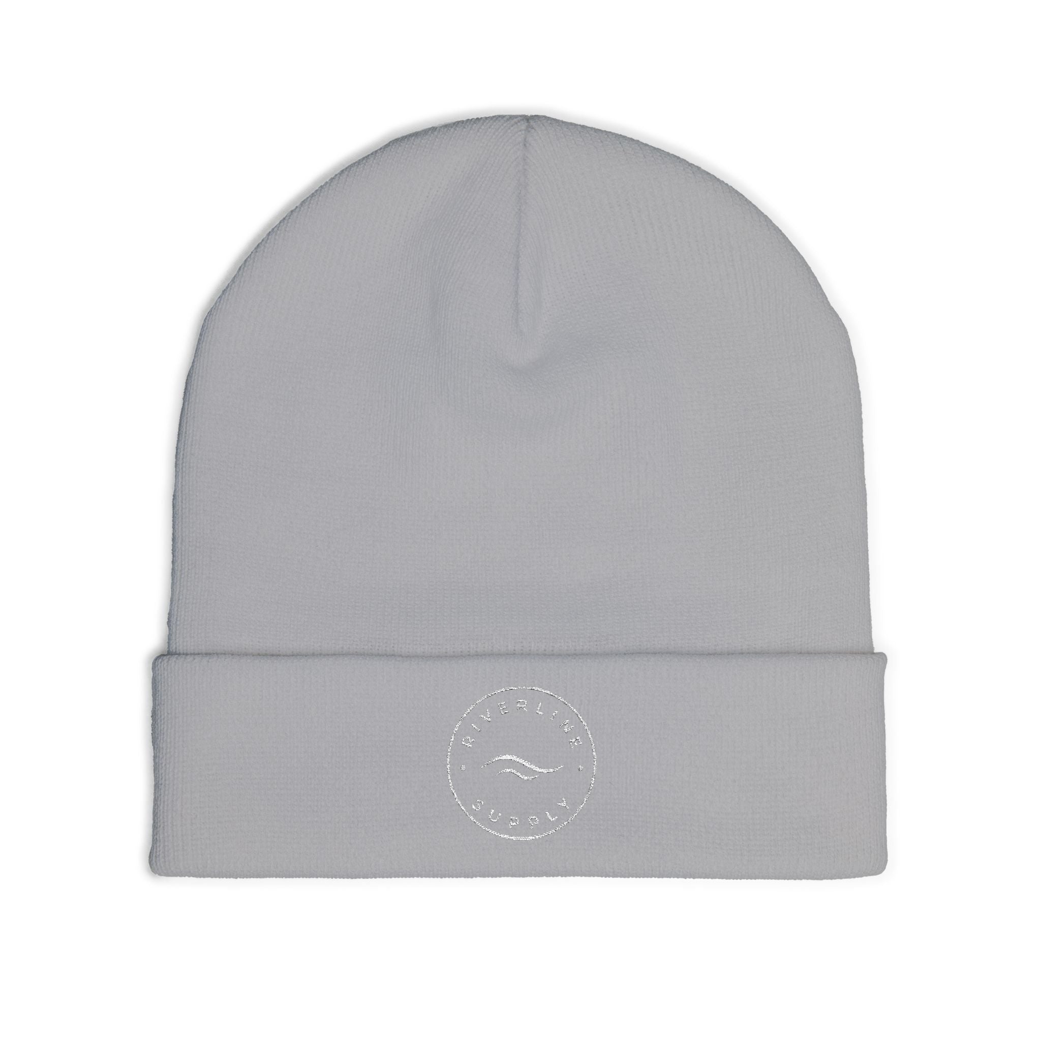 RiverLine Embroidered White Logo Beanie